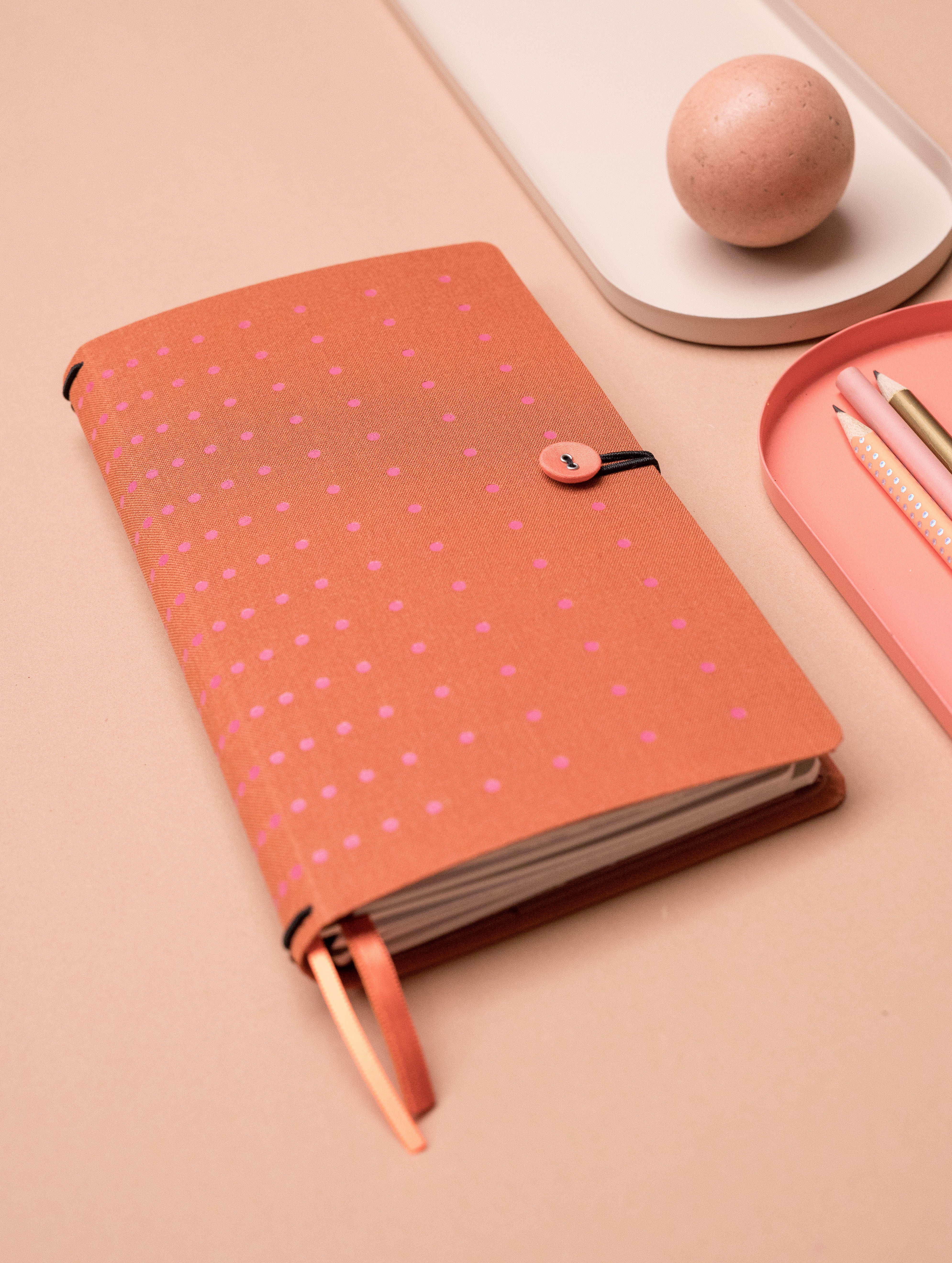 Notebook with button - Pheasant